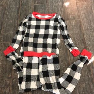 Little sleepies Buffalo plaid pajamas
